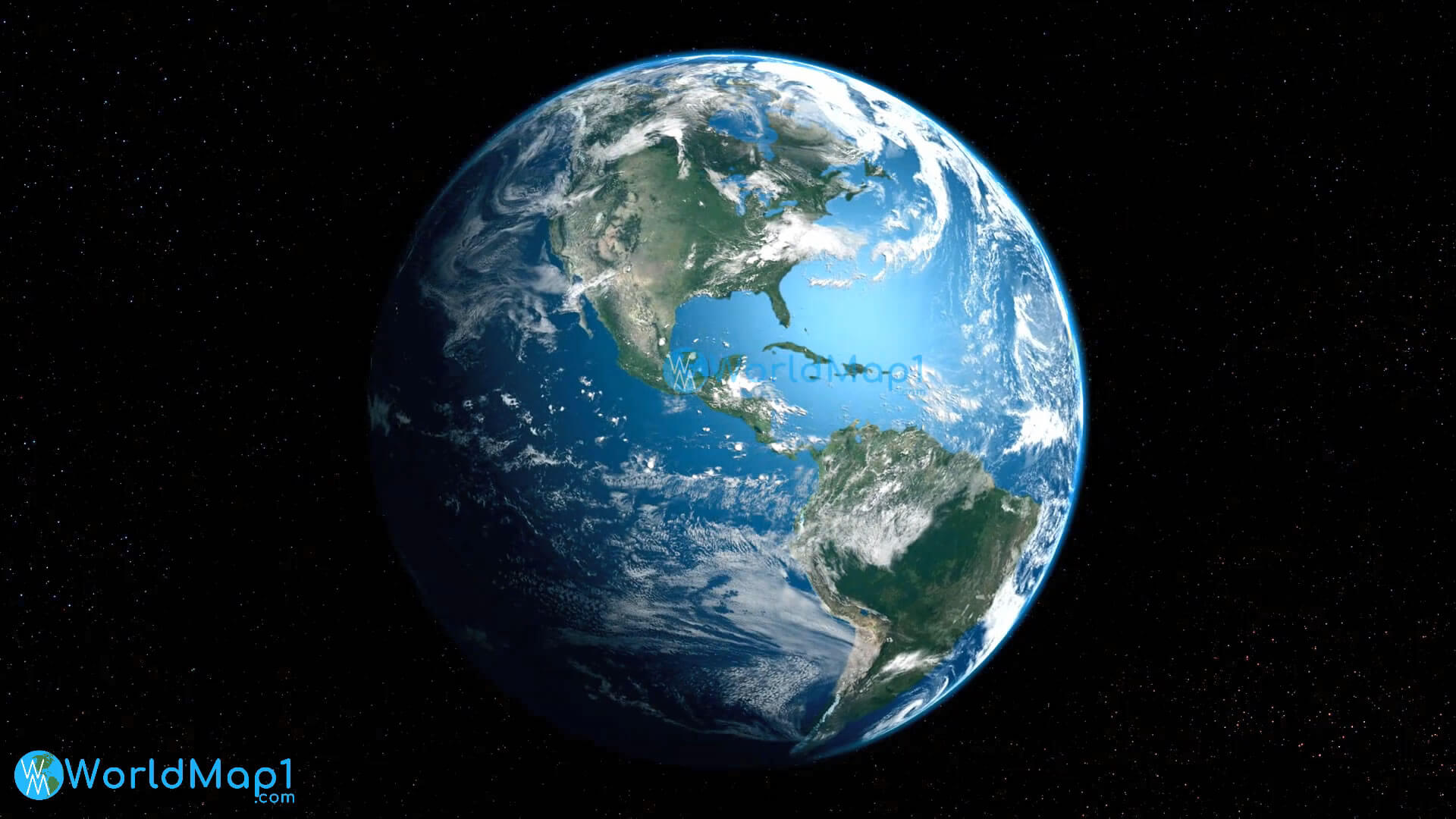 Monde et Amérique du Nord - L'Amérique du Sud vue de l'espace